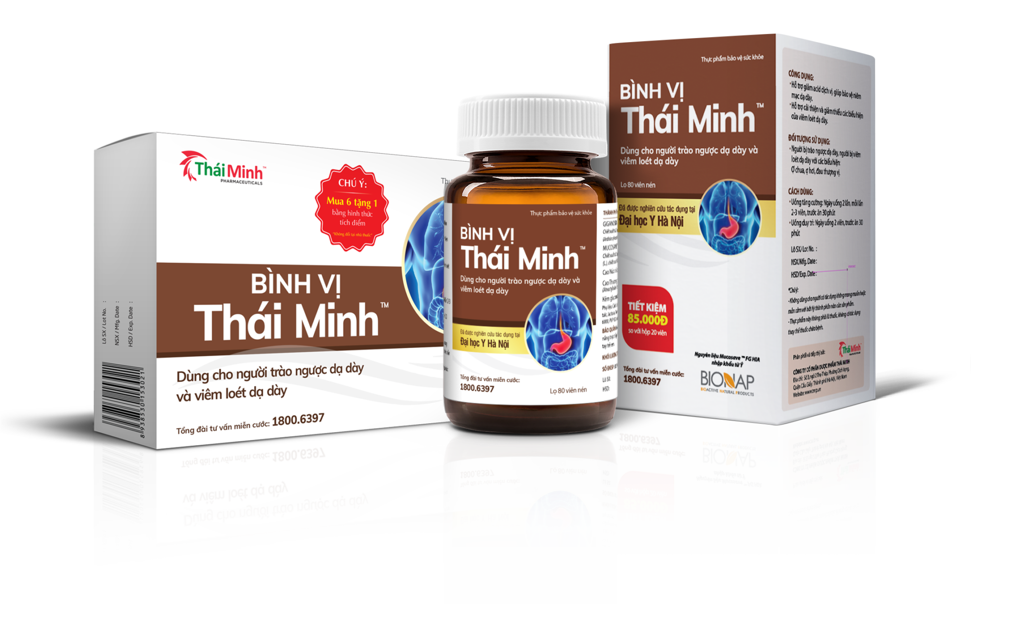 Bình Vị Thái Minh – Hỗ trợ giảm trào ngược, viêm loét dạ dày
