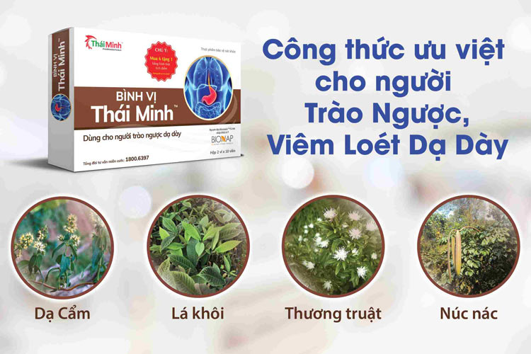 Bình Vị Thái Minh - hỗ trợ giảm viêm loét dạ dày hiệu quả 1