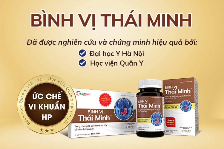 Bình Vị Thái Minh – Giải pháp cho người viêm loét và trào ngược dạ dày 2